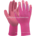 13gauge nylon latex foam garden working gloves